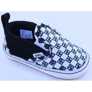 Vans Checkerboard Classic Slip-On Crystal Sneakers